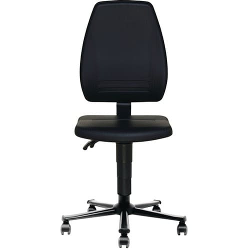 TECWERK Arbeitsdrehstuhl Rl.Integralschaum schwarz 440-620mm TECWERK