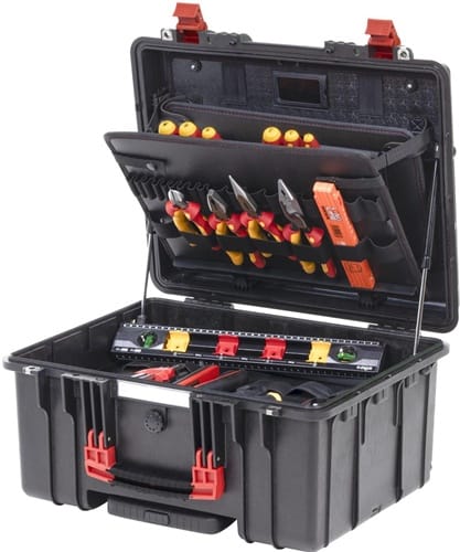 WIHA Werkzeugkoffer XL 2 electric 60-tlg.Trolley f.Elektriker WIHA