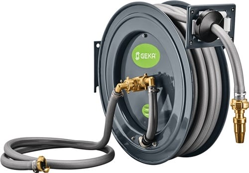 GEKA Schlauchaufroller PA20SK Anschl.-Gew.33,25mm G 1 AG Zoll pulv.STA GEKA