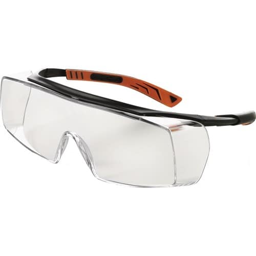 UNIVET Schutzbrille 5X7010000 EN 166,EN 170 FT K Bügel schwarz,Scheibe klar PC UNIVET
