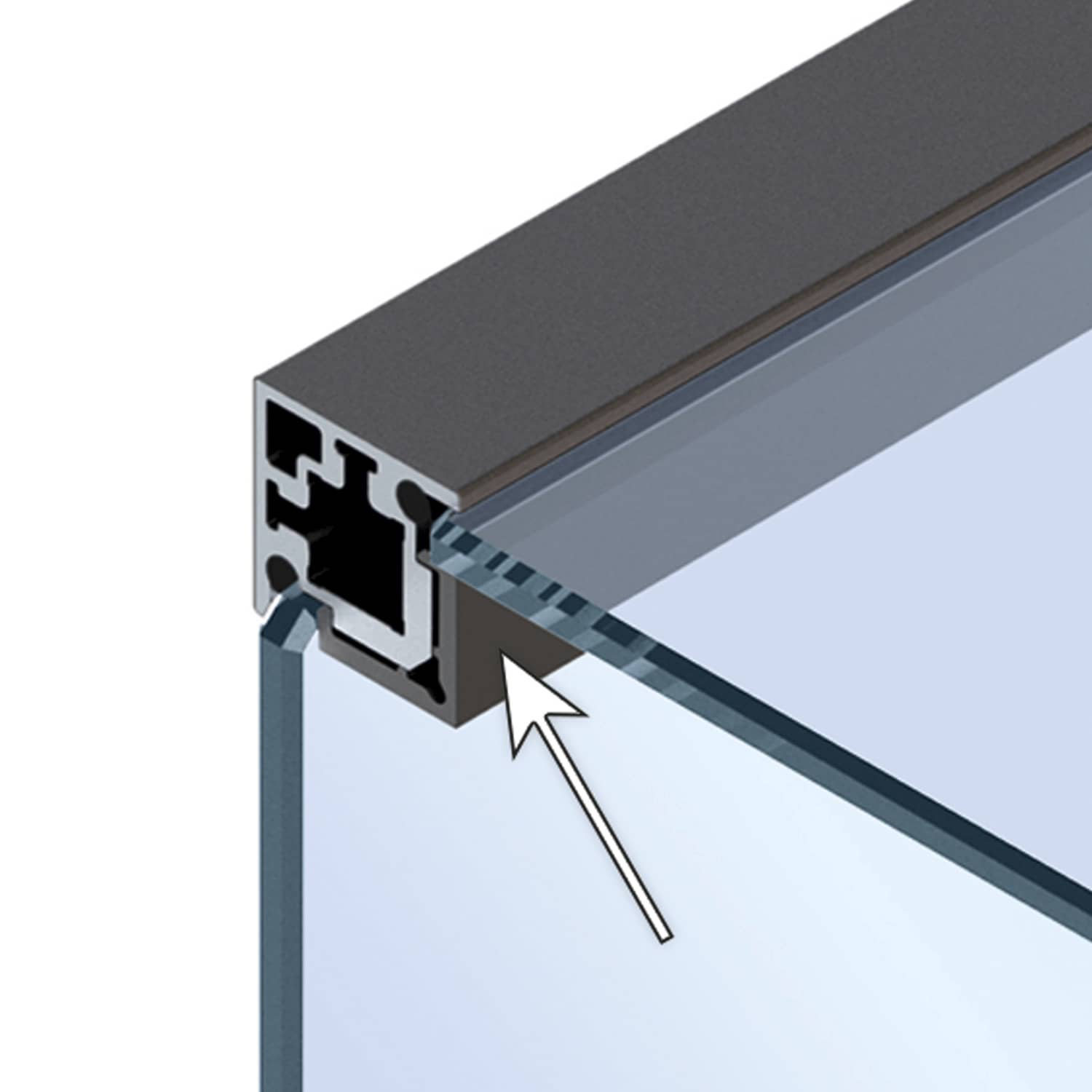 HETTICH Clip-Eckprofil 2-seitig,