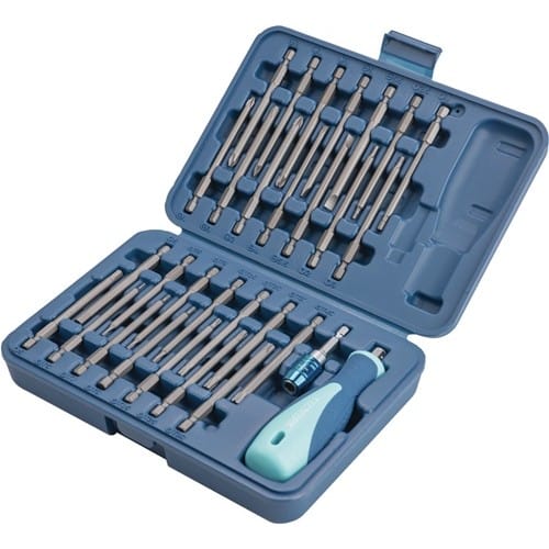 TECWERK Bitsortiment 30-tlg.Schlitz/PH/PZD/TX-BO/6Kt.TECWERK
