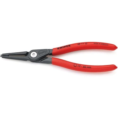KNIPEX Präzisionssicherungsringzange J 2 f.Bohrungen D.19-60mm L.180mm KNIPEX