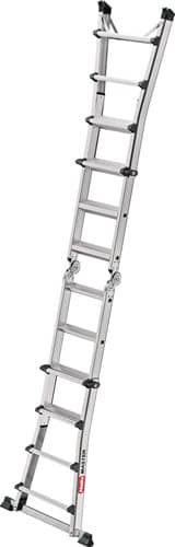 HAILO Vielzweckleiter Master M100 Alu.Sprossen 4x4 gekl.H270xB580xT270mm HAILO