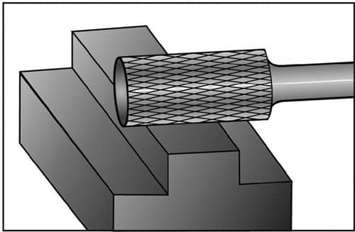 Frässtift ZYA Hartmetall Blank Verzahnung KVZ 4 RUKO