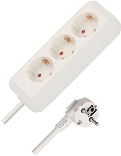 BRENNENSTUHL Steckdosenleiste Eco Line 16 A 250 V Steckd.3 1,5m H05VV-F 3x1,5mm² BRENNENSTUHL