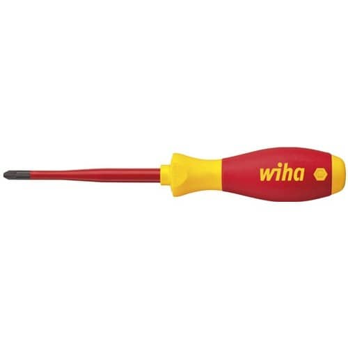 WIHA Schraubendreher 3281 slimFix Gr.SL/PZD 1 Klingen-L.80mm VDE isol.slim Fix WIHA