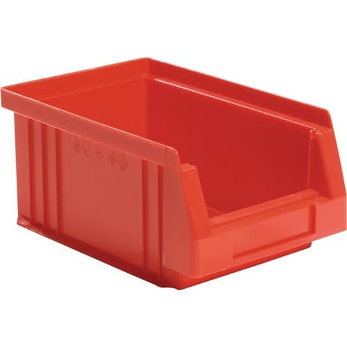 LA-KA-PE Sichtlagerkasten PLK L164xB105xH75mm PP rot LA-KA-PE