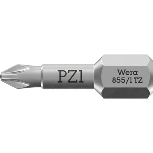 WERA Bit 855/1 TZ 1/4 Zoll PZD 1 L.25mm Torsionszone,zähh.WERA