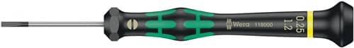 WERA Elektronik-Feinmechanik-Schraubendreher 2035 1,2mm Klingen-L.40mm WERA