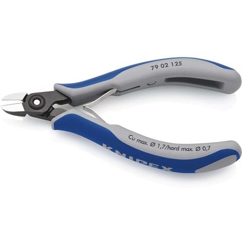 KNIPEX Präzisions-Elektronik-Seitenschn.L.125mm Form 0 Facette ja,sehr kl.pol.KNIPEX