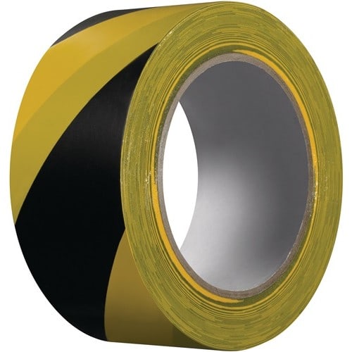 KIP Warnband Extra 339 PVC schwarz/gelb L.33m B.50mm Rl.KIP
