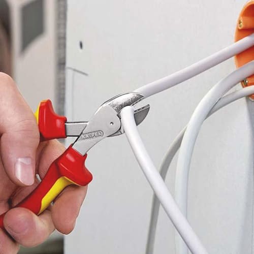 KNIPEX Kompaktseitenschneider X-Cut® L.160mm VDE Mehrkomp.-Hüllen VDE KNIPEX