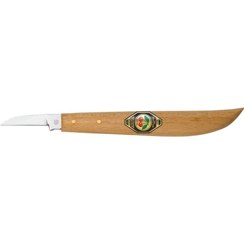 KIRSCHEN Schnitzmesser m.rundem Rücken u.ger.Schneide KIRSCHEN