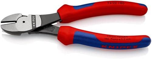 KNIPEX Kraftseitenschneider L.180mm pol.Form 0 Comfort-Griff KNIPEX