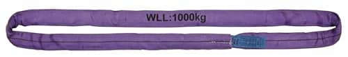 TECWERK Rundschlinge DIN EN 1492-2 Umfang 2m violett Tragf.einf.1000kg TECWERK
