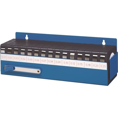 TECWERK Fühlerlehrenbandset 0,01-0,25mm INOX L.5m B.12,7mm TECWERK