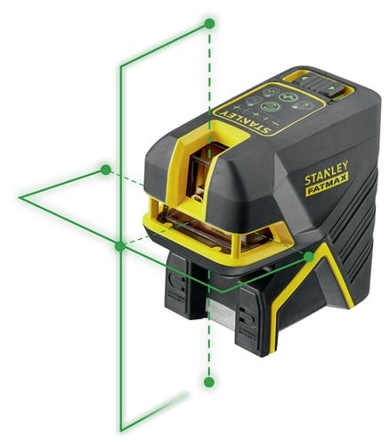 STANLEY Kreuzlinienlaser FatMax® FM 30 (50)/Punkte:45m ± 3/10 mm/m STANLEY