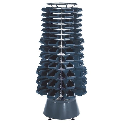 RAACO Sichtboxen-Drehturm H.1600mm a.Stahl unmontiert f. Art.Nr.795659-795662