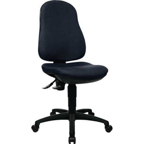 TOPSTAR Bürodrehstuhl m.Permanentkontakt schwarz 420-550mm Trgf.110kg TOPSTAR
