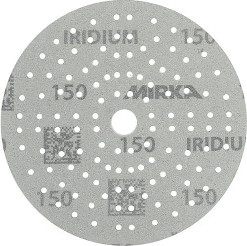 Haftschleifscheibe IRIDIUM Grip 121L für Holz / Metall / Lack / Kunststoff Keramik/Korund Lochanzahl 121 MIRKA