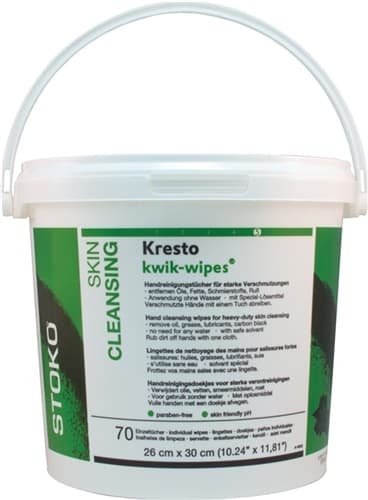 SC JOHNSON PROFESSIONAL Handreinigungstuch Kresto® KWIK WIPES extrem starke Reinigungskraft 70 Tü.