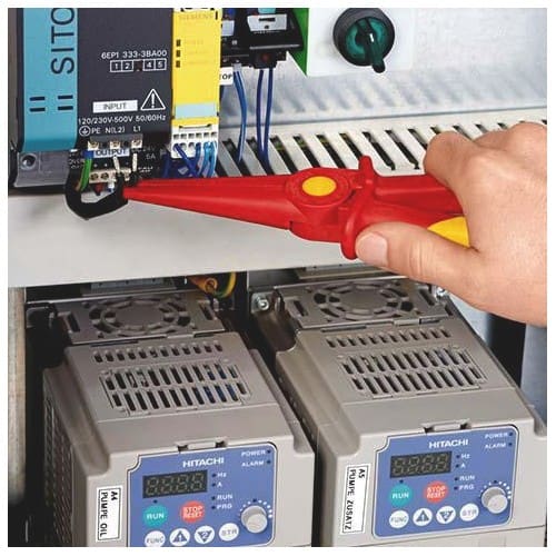 KNIPEX Flachrundzange Gesamt-L.220mm KU.glasfaserverst.m.Weichkunststoff-Zone KNIPEX