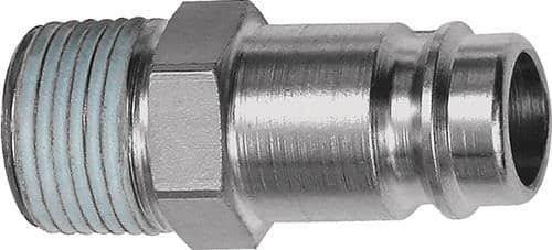 RIEGLER Stecknippel STA gehärtet/vern.Stecker DN 10 AG R 1/4 Zoll RIEGLER
