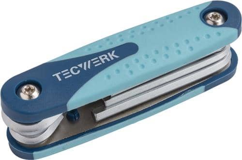 TECWERK Schraubendrehersatz 7-tlg.Handklapphalter SW 2-8mm S2-Stahl TECWERK