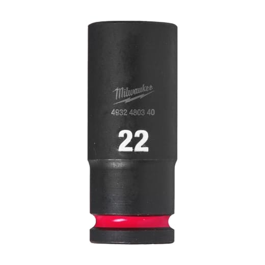 MILWAUKEE 22 x 78 mm SHOCKWAVE Schlagnuss 1/2" lang