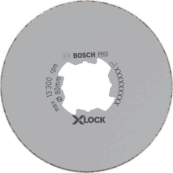 BOSCH Diamanttrockenbohrer X-LOCK Best for Ceramic Dry Speed, 80 x 35 mm