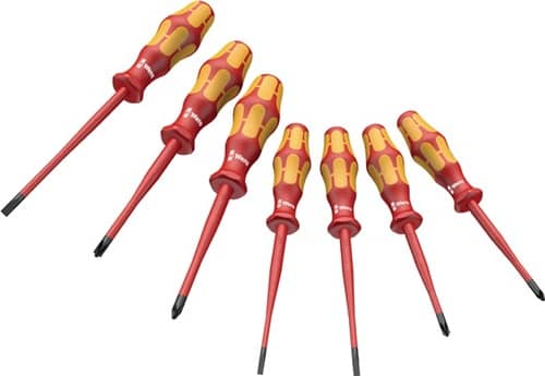 WERA Schraubendrehersatz 160 iSS/7 7-tlg.Schlitz/PH/+-(SL/PZD)