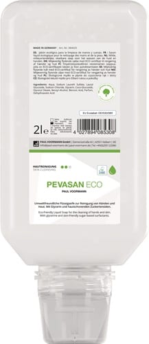 PAUL VOORMANN Handreinigung Pevasan ECO 2l ph-hautneutral Softflasche PAUL VOORMANN