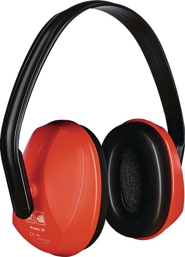 PRO FIT Kapselgehörschutz Protec 24 EN 352-1 SNR 24 dB verstellb.Kunststoffbügel PRO FIT