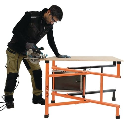MONDELIN Trittleiter MULTI-X Stufen 2 Plattform-H.470mm MONDELIN