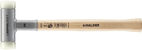 HALDER Schonhammer SUPERCRAFT L.335mm Kopf-D.35mm Hickory rückschlagfrei