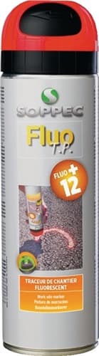 SOPPEC Baustellenmarkierspray FLUO TP neongelb 500ml Spraydose SOPPEC