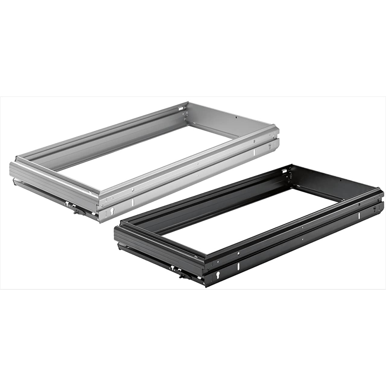HETTICH Hängeregistraturrahmen Systema Top 2000, 936 x 352 mm, Aluminium Optik, 9011908