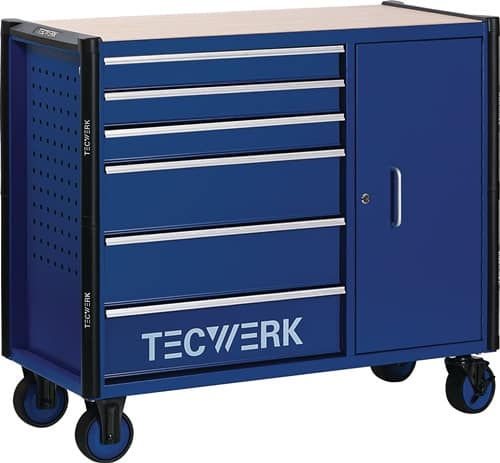 TECWERK Rollwerkbank TREND 2.0 Außen-B1105xT470xH950mm Schubl.6 30kg 400kg TECWERK