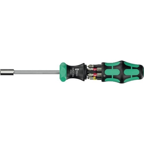 WERA Magazinbithalter Kraftform Kompakt 27 RA 1 6-tlg.BZT Schlitz/PH/PZD WERA
