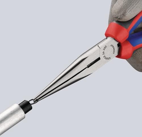 KNIPEX Flachrundzange L.200mm pol.ger.Comfort-Griff KNIPEX