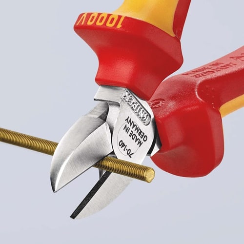 KNIPEX Seitenschneider L.140mm VDE Mehrkomp.-Hüllen KNIPEX