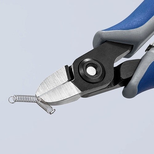 KNIPEX Präzisions-Elektronik-Seitenschneider L.125mm Facette ja,sehr kl.pol.KNIPEX