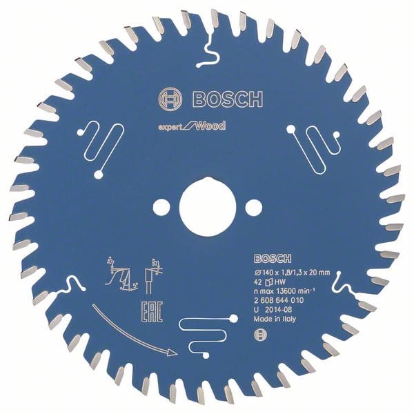BOSCH Kreissägeblatt Expert for Wood, 140 x 20 x 1,8 mm, 42