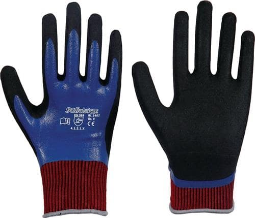 Handschuhe Solidstar Nitril Grip Complete 1462 EN420+EN388 PSA-Kategorie II LEIPOLD