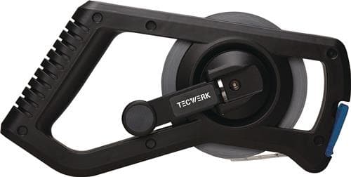 TECWERK Rahmenbandmaß 30m 13mm Acm EG II Ku.weiß rostfr.TECWERK