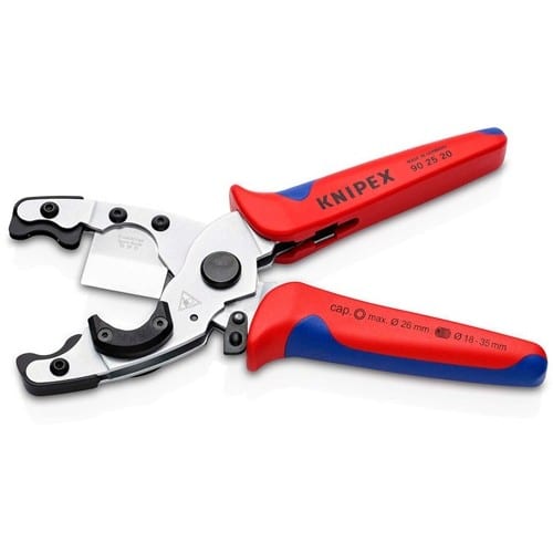 KNIPEX Rohrschneider f.Rohre D.12-25/18-35mm L.210mm Chrom-Vanadin-Elektrostahl KNIPEX