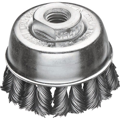 LESSMANN Topfbürste D.65mm M14 Drahtstärke 0,5mm STA Wechselzopf 12500min-¹ LESSMANN