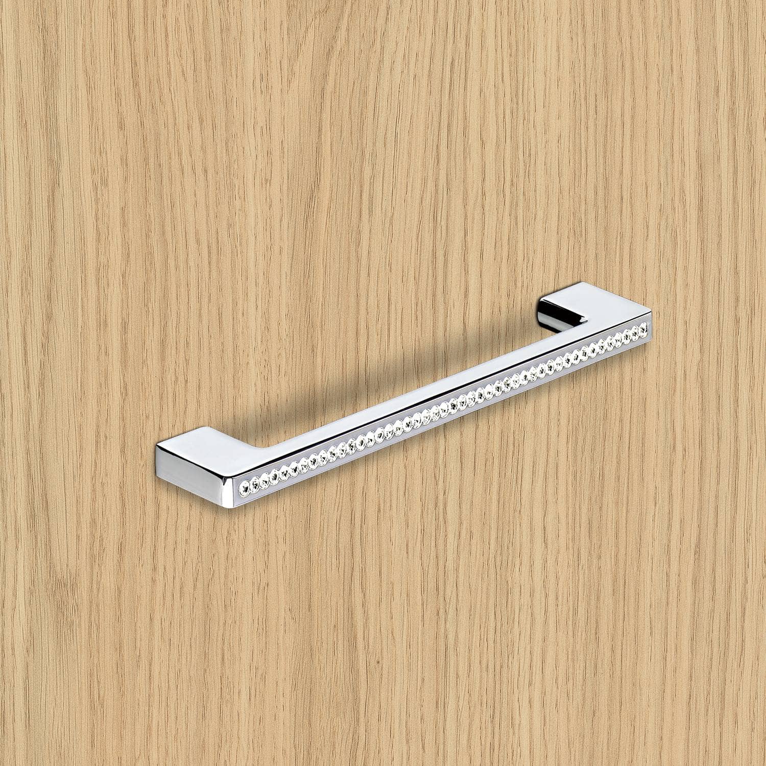 HETTICH Griff Opera, •–• 192, L 232 mm, B 8.5 mm, H 33 mm, Verchromt glanz, 9113681