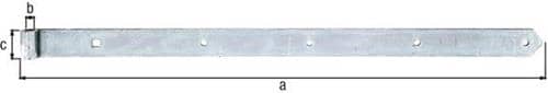 GAH Ladenband L.800x16x45mm S.5mm STA galv.verz.d.pass.D.16mm rd GAH